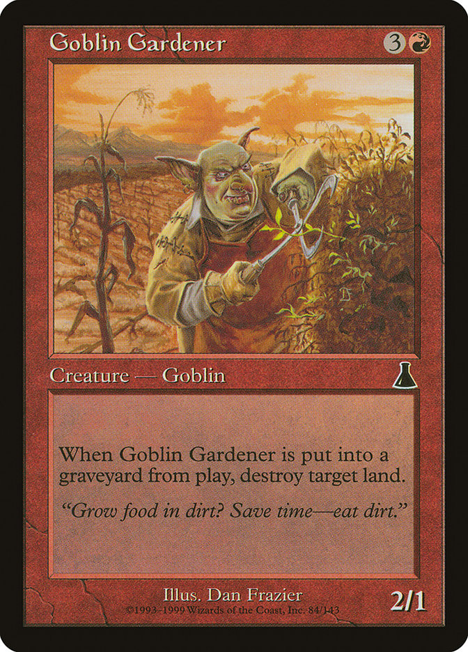 Goblin Gardener [Urza's Destiny] | Yard's Games Ltd