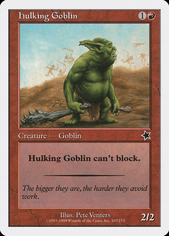 Hulking Goblin [Starter 1999] | Yard's Games Ltd