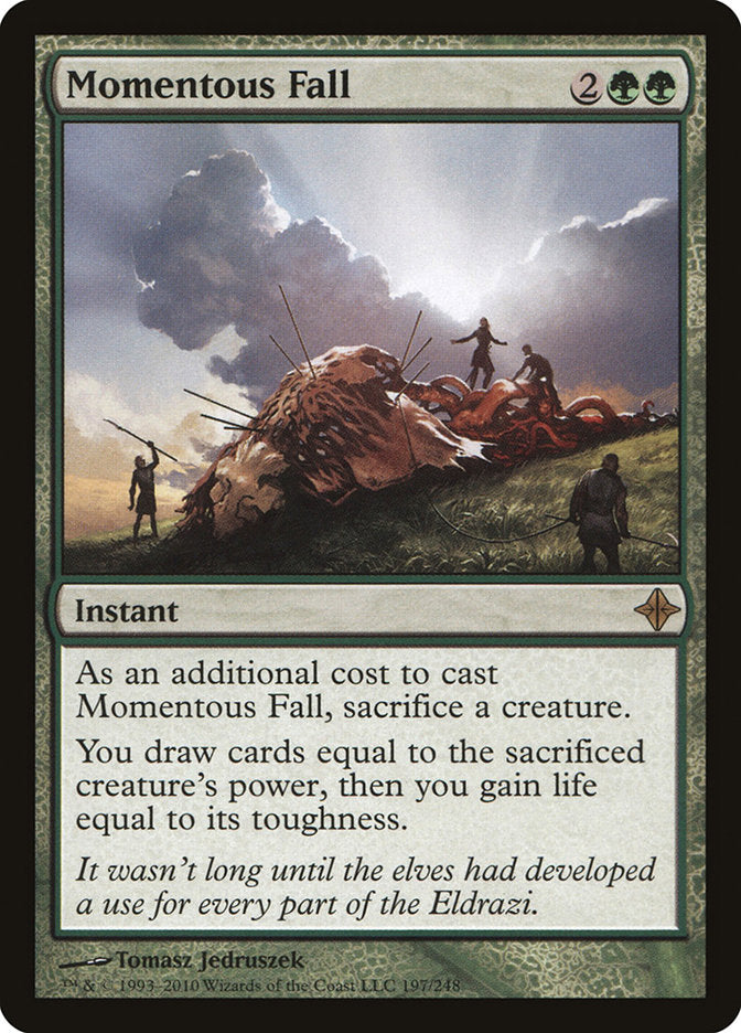 Momentous Fall [Rise of the Eldrazi] | Yard's Games Ltd