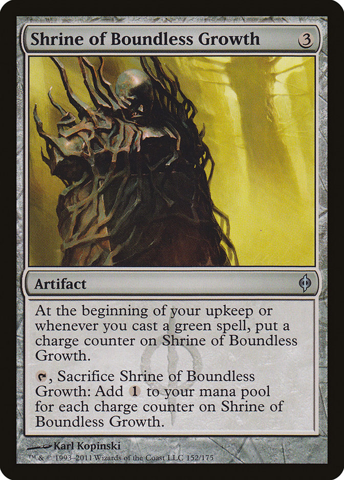 Shrine of Boundless Growth [New Phyrexia] | Yard's Games Ltd