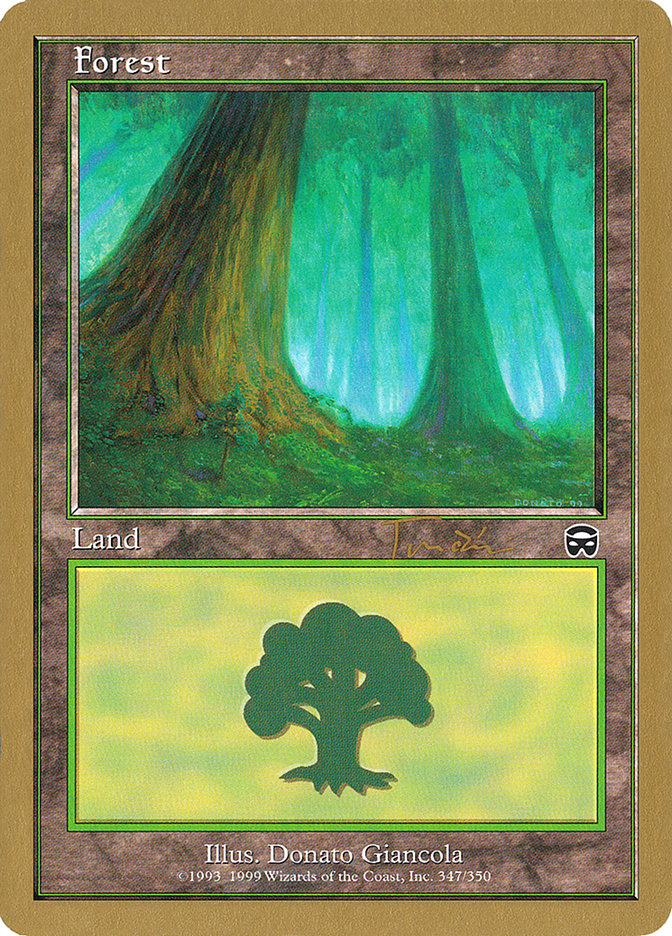 Forest (jt347a) (Jan Tomcani) [World Championship Decks 2001] | Yard's Games Ltd