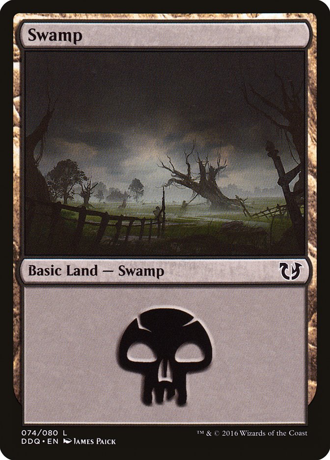 Swamp (74) [Duel Decks: Blessed vs. Cursed] | Yard's Games Ltd