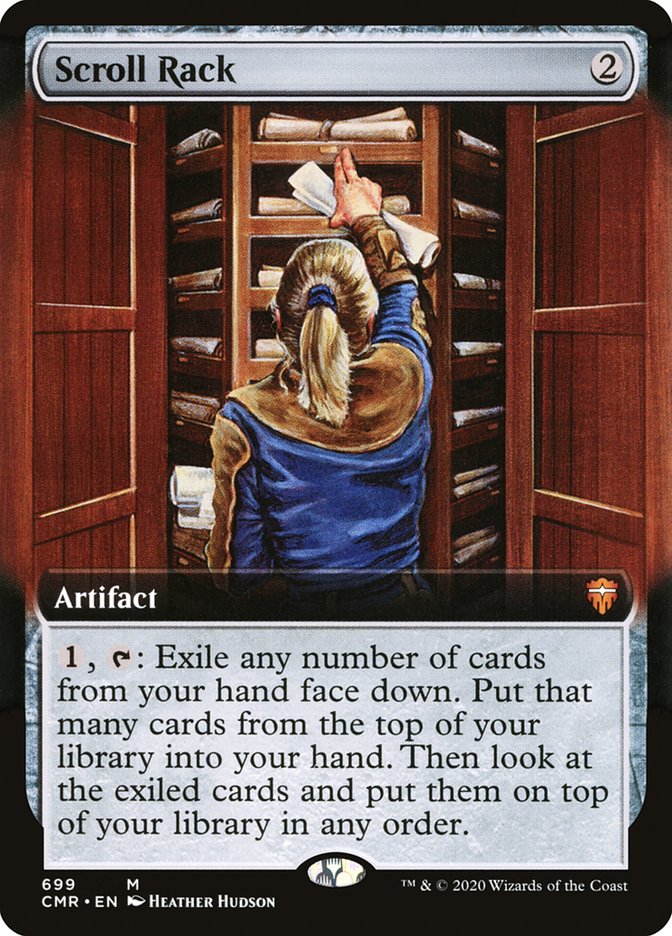 Scroll Rack (Extended Art) [Commander Legends] | Yard's Games Ltd