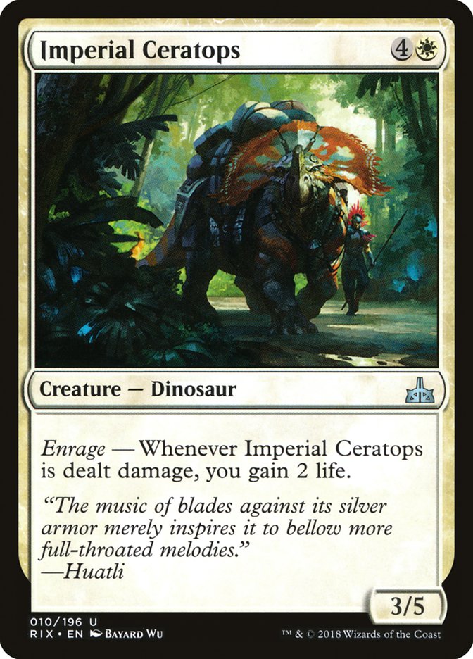 Imperial Ceratops [Rivals of Ixalan] | Yard's Games Ltd