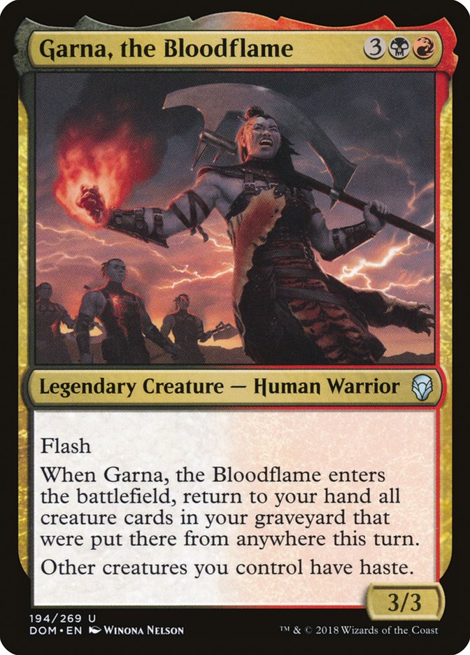 Garna, the Bloodflame [Dominaria] | Yard's Games Ltd