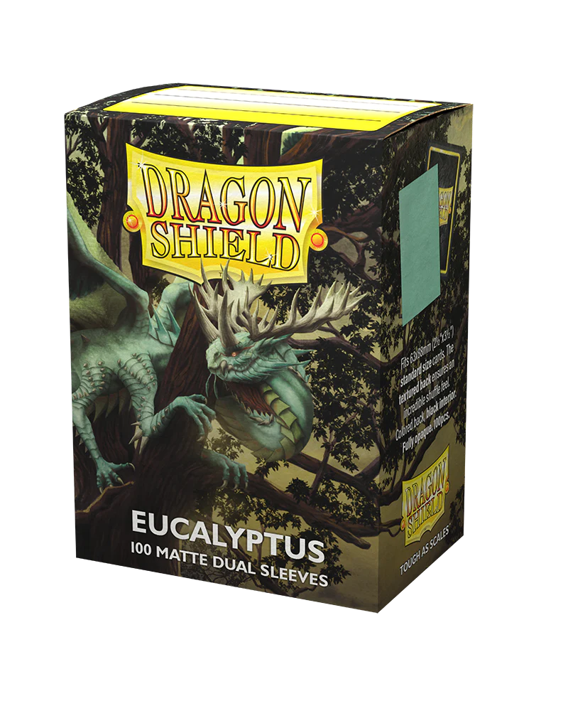 Dragon Shield: Standard 100ct Sleeves - Eucalyptus (Dual Matte) | Yard's Games Ltd