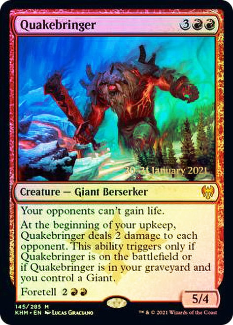 Quakebringer [Kaldheim Prerelease Promos] | Yard's Games Ltd