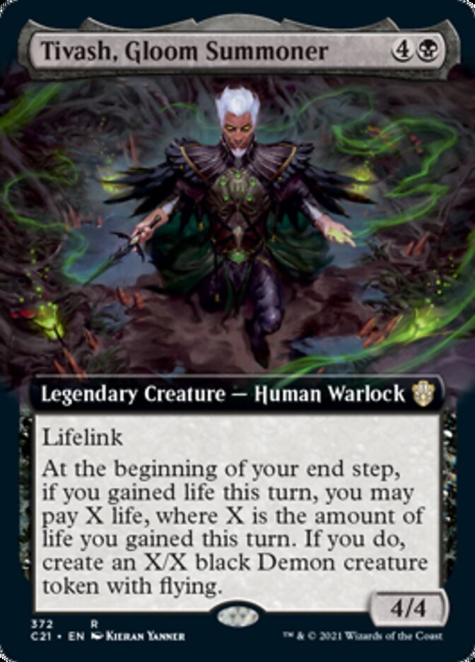 Tivash, Gloom Summoner (Extended Art) [Commander 2021] | Yard's Games Ltd