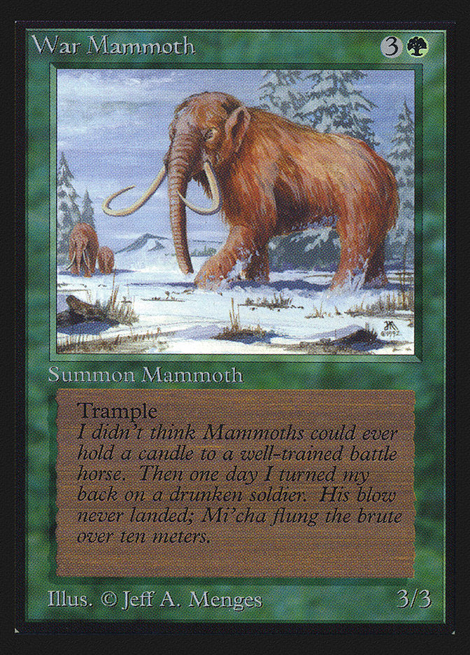 War Mammoth [Collectors' Edition] | Yard's Games Ltd