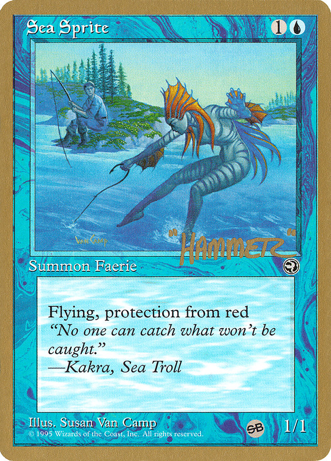 Sea Sprite (Shawn "Hammer" Regnier) (SB) [Pro Tour Collector Set] | Yard's Games Ltd