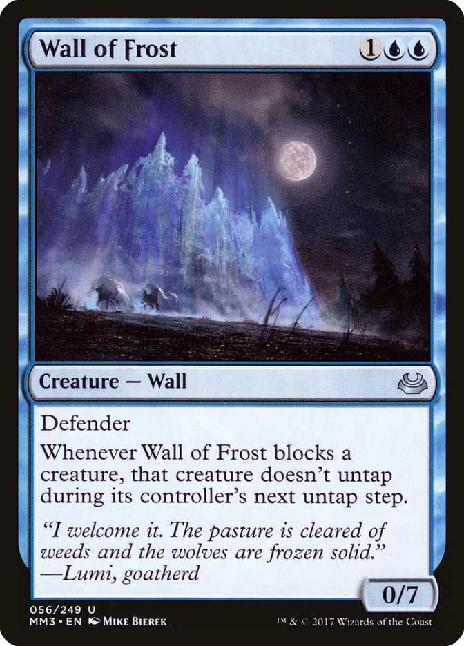 Wall of Frost [Modern Masters 2017] | Yard's Games Ltd