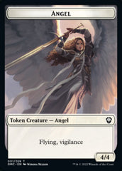 Kavu // Angel Double-Sided Token [Dominaria United Commander Tokens] | Yard's Games Ltd