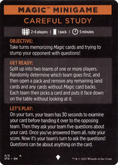 Careful Study (Magic Minigame) [Strixhaven: School of Mages Minigame] | Yard's Games Ltd