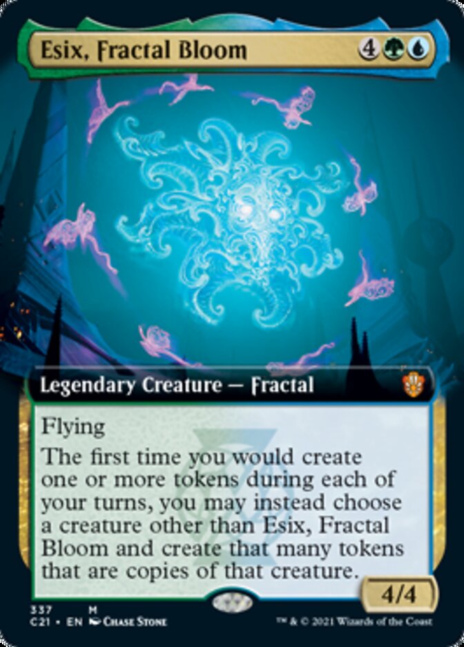 Esix, Fractal Bloom (Extended Art) [Commander 2021] | Yard's Games Ltd