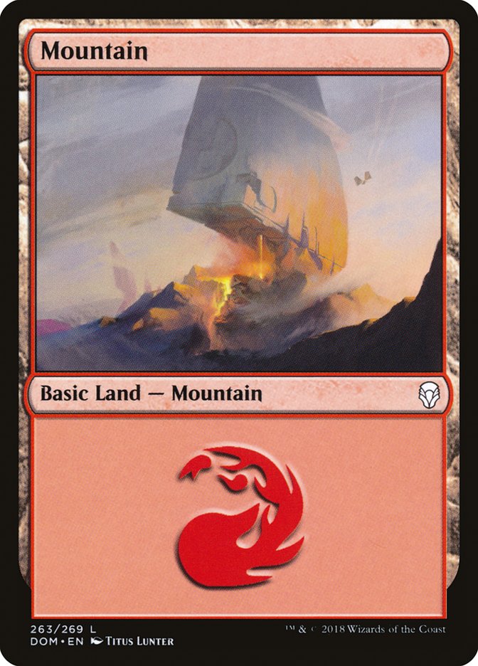 Mountain (263) [Dominaria] | Yard's Games Ltd