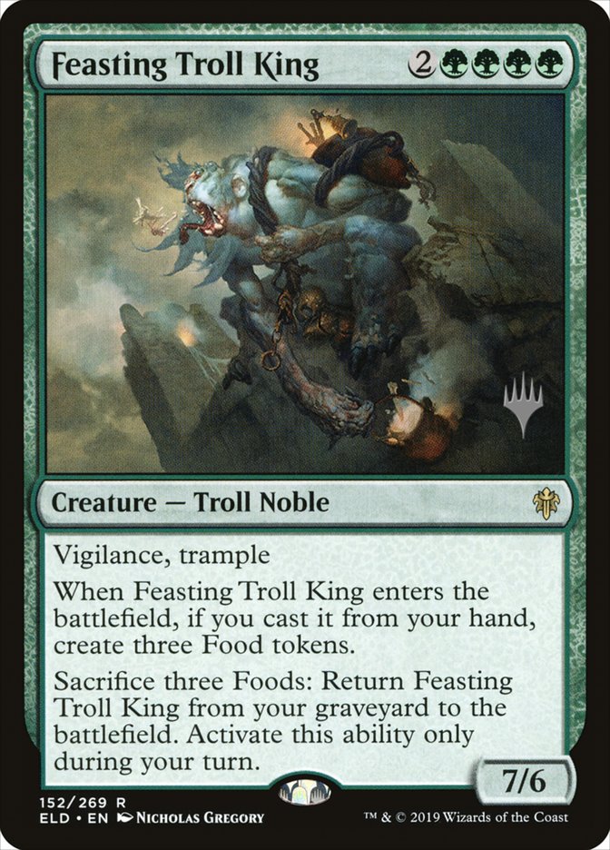 Feasting Troll King (Promo Pack) [Throne of Eldraine Promos] | Yard's Games Ltd