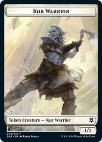 Kor Warrior // Plant Double-Sided Token [Zendikar Rising Tokens] | Yard's Games Ltd