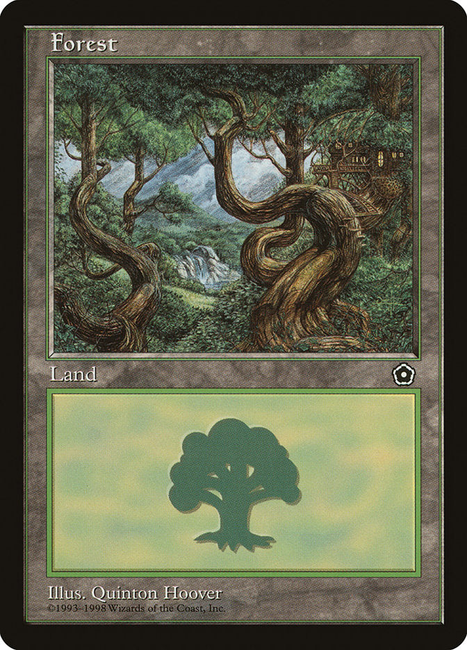 Forest (Treehouse on Right / Green Signature) [Portal Second Age] | Yard's Games Ltd