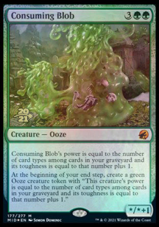 Consuming Blob [Innistrad: Midnight Hunt Prerelease Promos] | Yard's Games Ltd