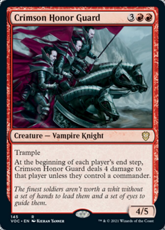 Crimson Honor Guard [Innistrad: Crimson Vow Commander] | Yard's Games Ltd