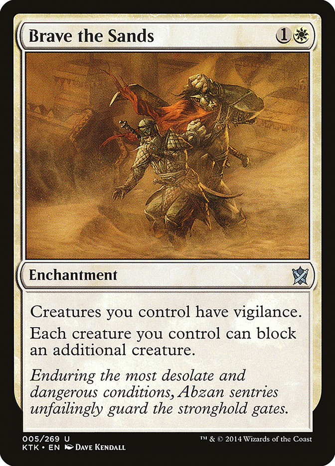 Brave the Sands [Khans of Tarkir] | Yard's Games Ltd