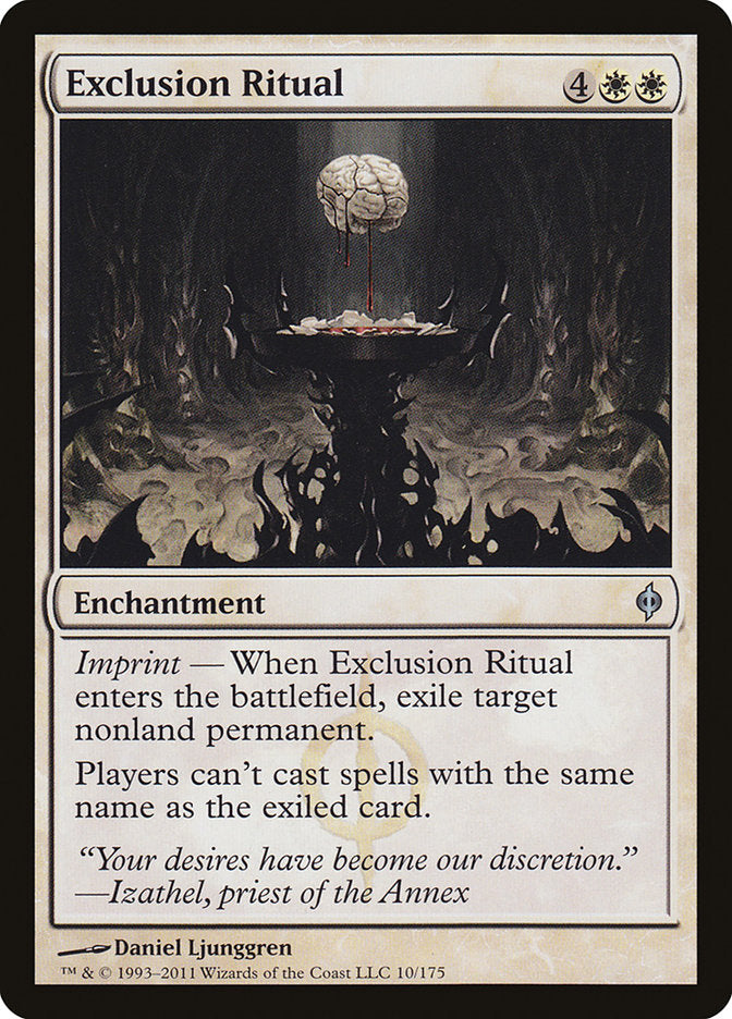 Exclusion Ritual [New Phyrexia] | Yard's Games Ltd