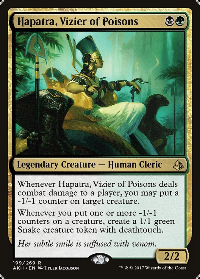 Hapatra, Vizier of Poisons [Amonkhet] | Yard's Games Ltd