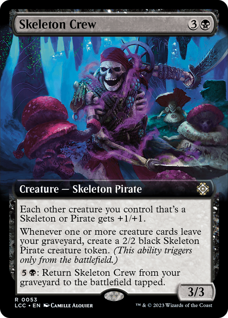 Skeleton Crew (Extended Art) [The Lost Caverns of Ixalan Commander] | Yard's Games Ltd