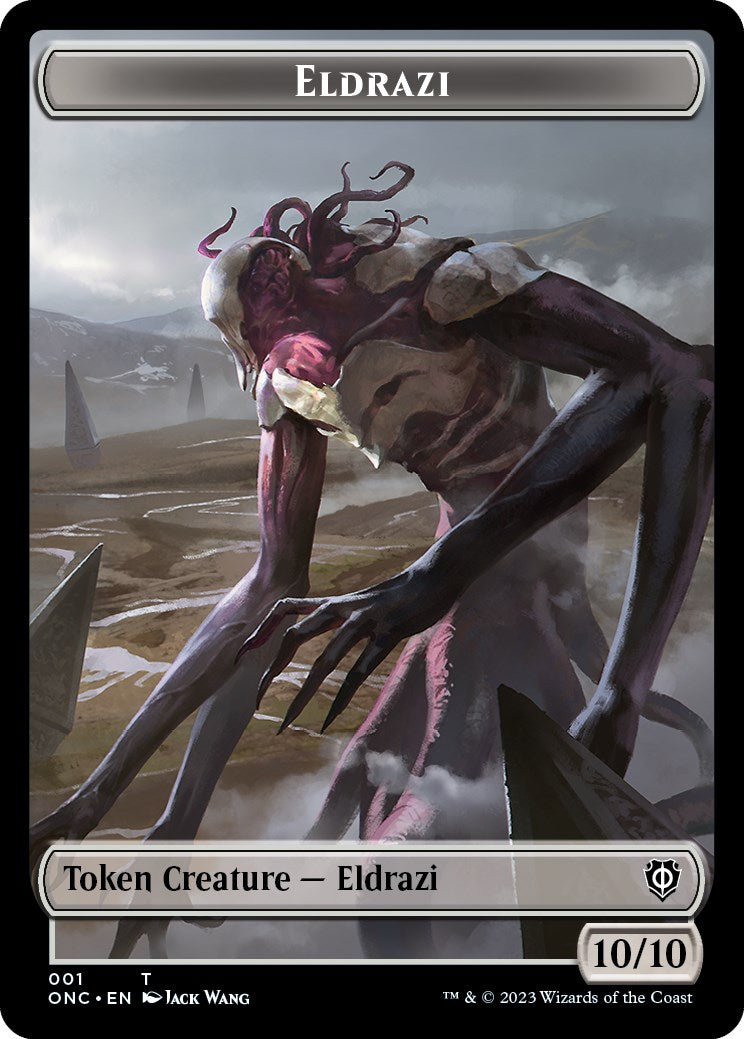 Soldier (017) // Eldrazi Double-Sided Token [Phyrexia: All Will Be One Commander Tokens] | Yard's Games Ltd