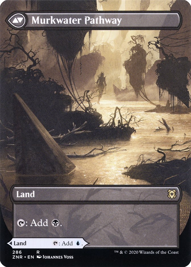 Clearwater Pathway // Murkwater Pathway (Borderless Alternate Art) [Zendikar Rising] | Yard's Games Ltd