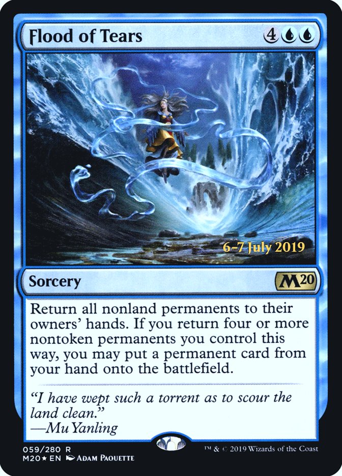 Flood of Tears [Core Set 2020 Prerelease Promos] | Yard's Games Ltd