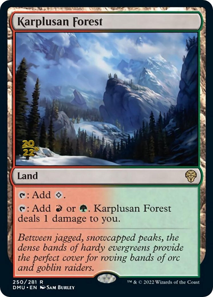 Karplusan Forest [Dominaria United Prerelease Promos] | Yard's Games Ltd