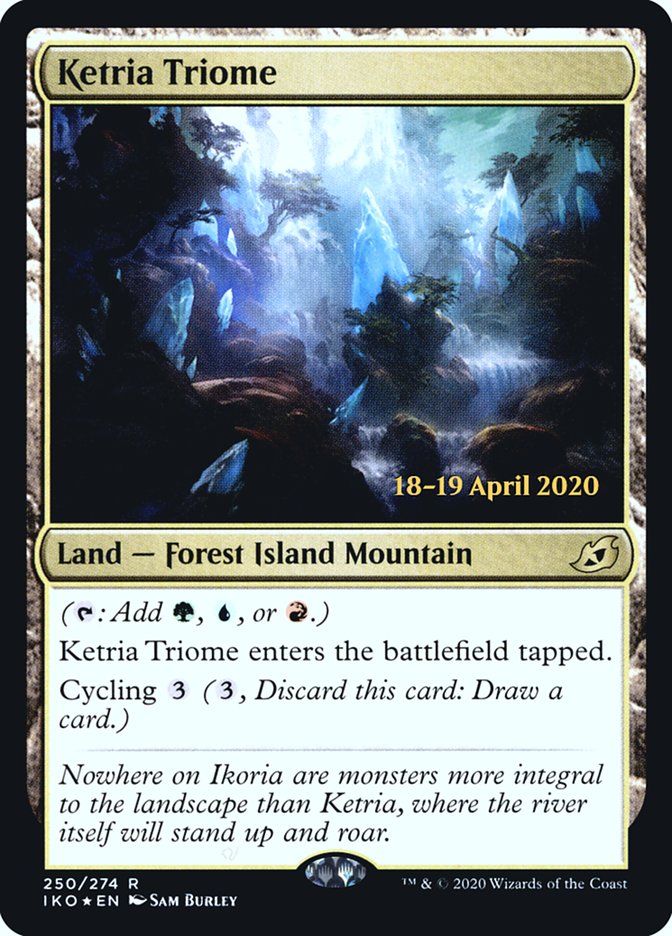 Ketria Triome [Ikoria: Lair of Behemoths Prerelease Promos] | Yard's Games Ltd