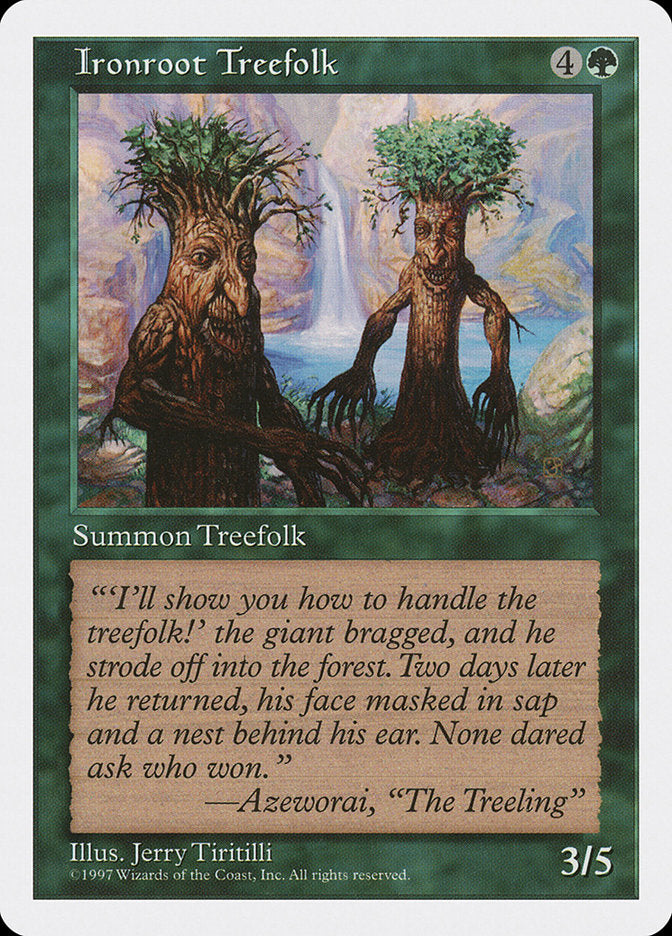 Ironroot Treefolk [Fifth Edition] | Yard's Games Ltd