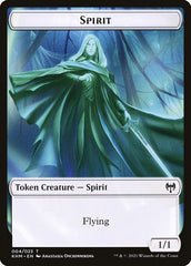 Bird // Spirit Double-Sided Token [Kaldheim Commander Tokens] | Yard's Games Ltd