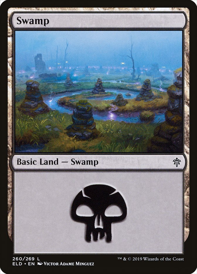 Swamp (260) [Throne of Eldraine] | Yard's Games Ltd