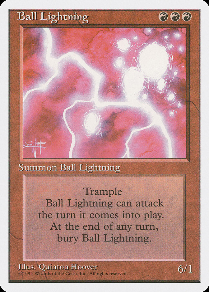 Ball Lightning [Fourth Edition] | Yard's Games Ltd