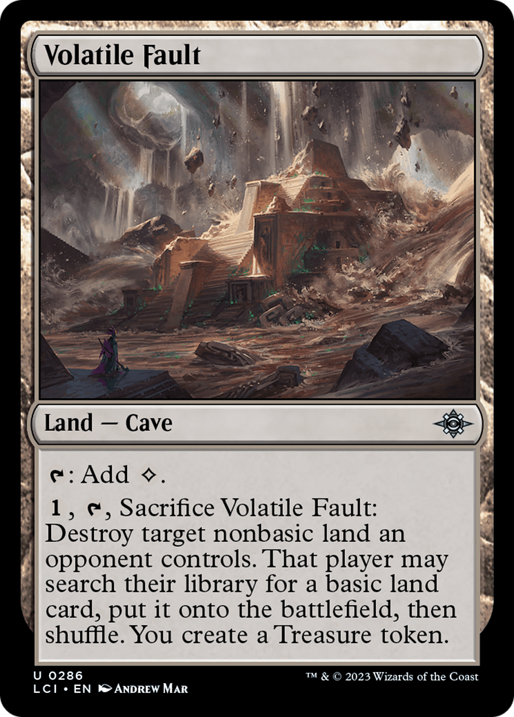 Volatile Fault [The Lost Caverns of Ixalan] | Yard's Games Ltd