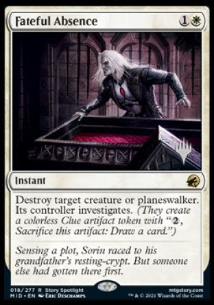 Fateful Absence (Promo Pack) [Innistrad: Midnight Hunt Promos] | Yard's Games Ltd