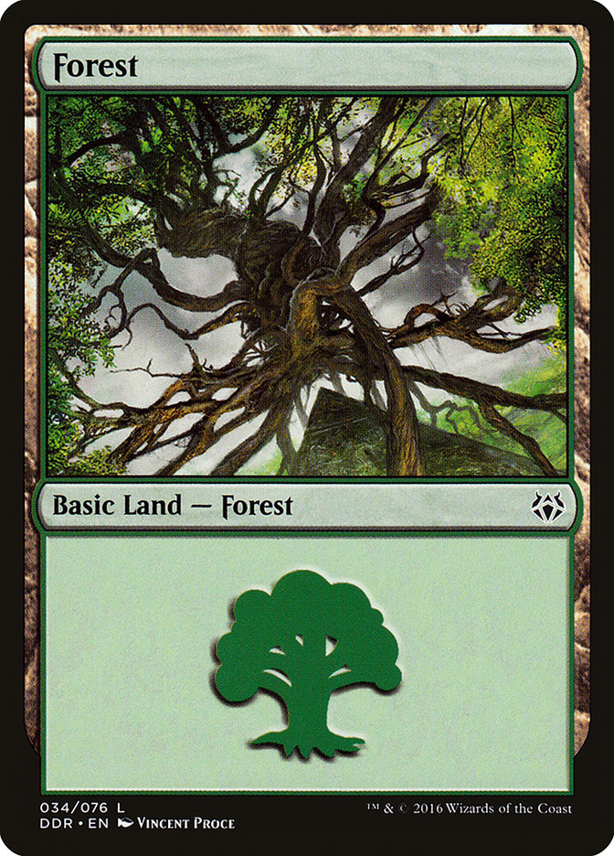 Forest (34) [Duel Decks: Nissa vs. Ob Nixilis] | Yard's Games Ltd