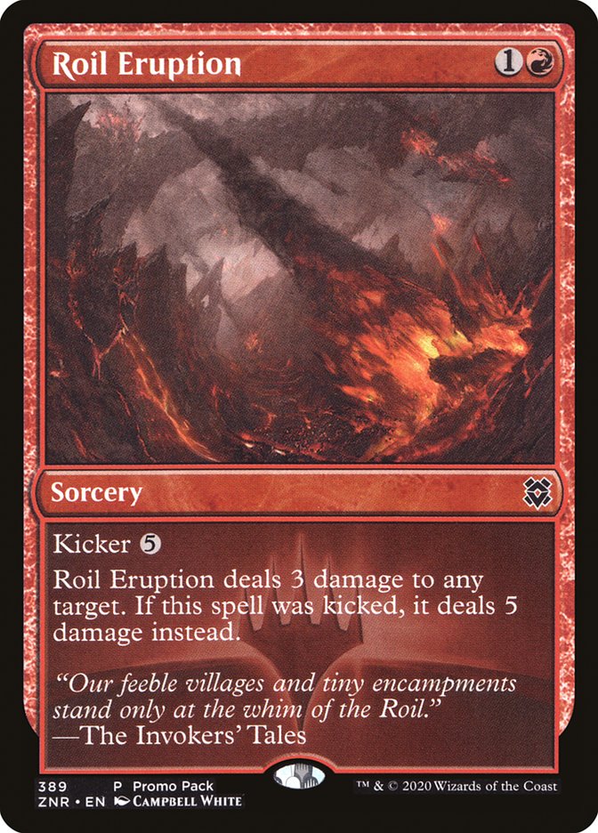 Roil Eruption (Promo Pack) [Zendikar Rising Promos] | Yard's Games Ltd