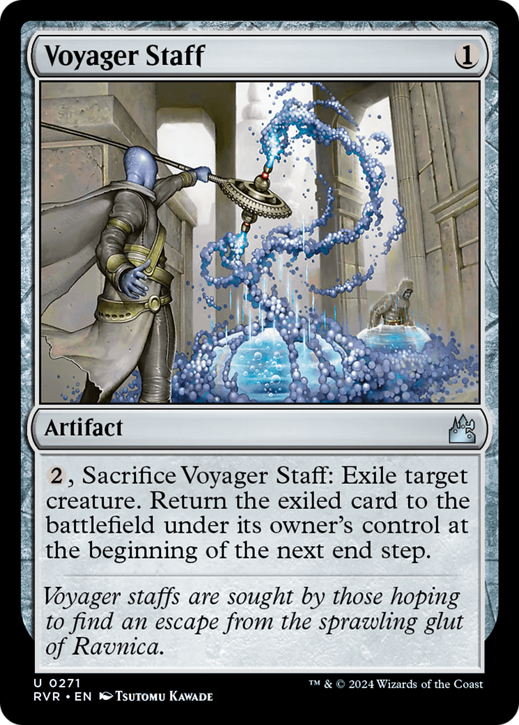 Voyager Staff [Ravnica Remastered] | Yard's Games Ltd