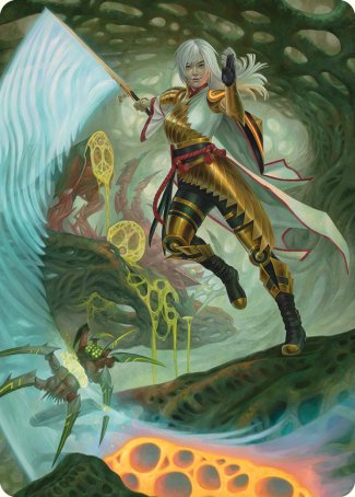 The Eternal Wanderer Art Card [Phyrexia: All Will Be One Art Series] | Yard's Games Ltd