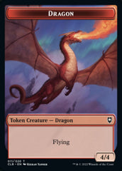 Treasure // Dragon Double-Sided Token [Commander Legends: Battle for Baldur's Gate Tokens] | Yard's Games Ltd