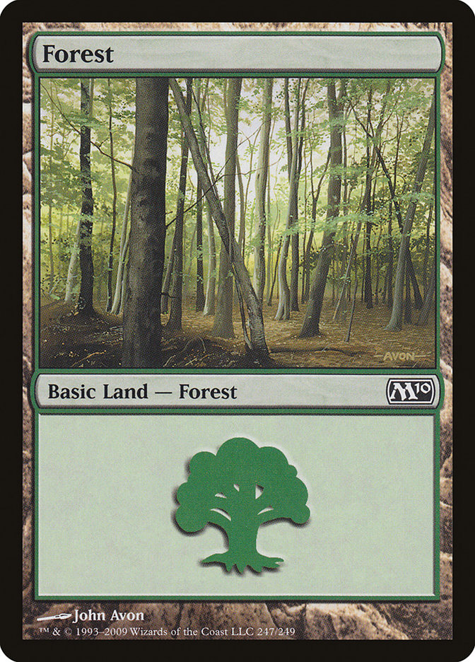 Forest (247) [Magic 2010] | Yard's Games Ltd