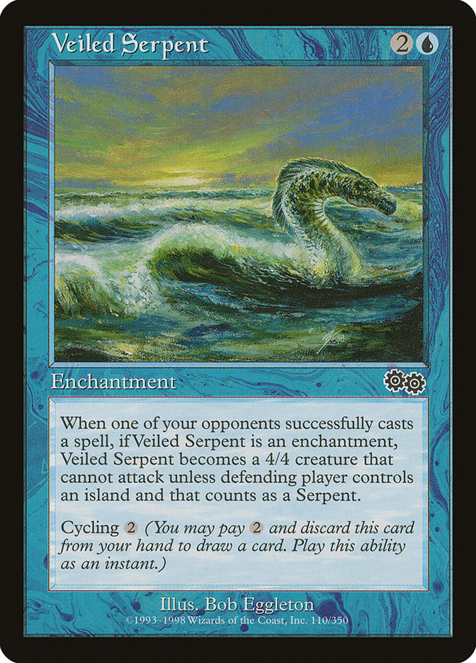 Veiled Serpent [Urza's Saga] | Yard's Games Ltd