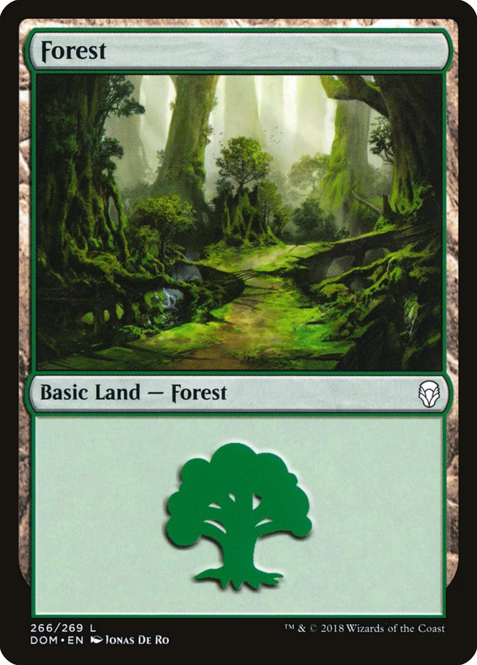 Forest (266) [Dominaria] | Yard's Games Ltd