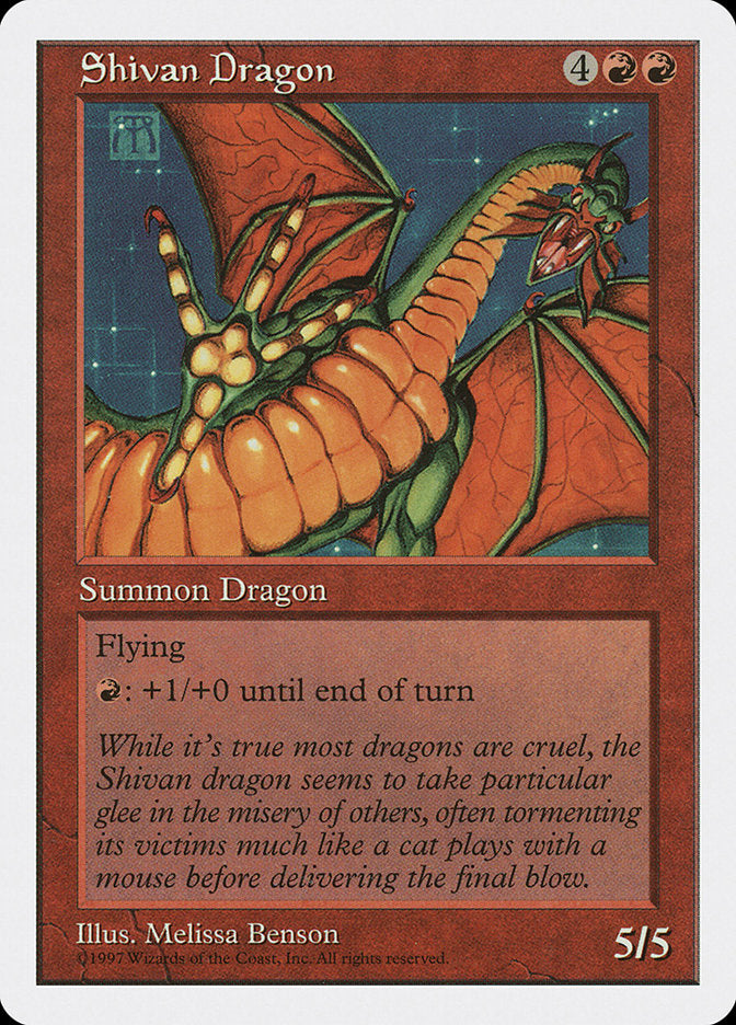 Shivan Dragon [Fifth Edition] | Yard's Games Ltd