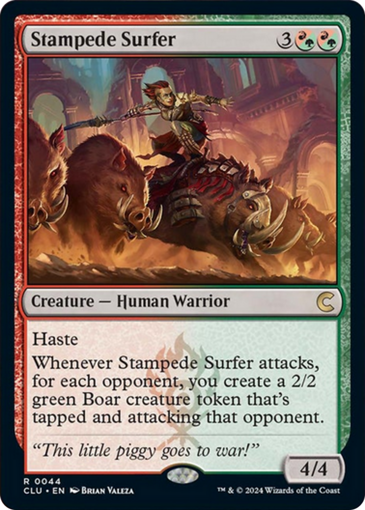 Stampede Surfer [Ravnica: Clue Edition] | Yard's Games Ltd