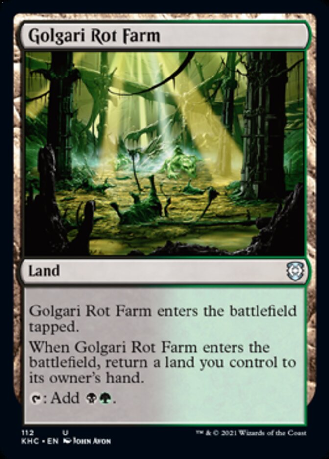 Golgari Rot Farm [Kaldheim Commander] | Yard's Games Ltd